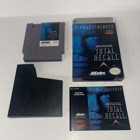 Total Recall (Nintendo NES, 1990) CIB Completo con P&oacute;ster NARC - Limpio - PROBADO