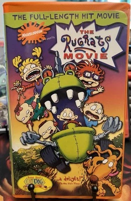 Nickelodeon The Rugrats Movie VHS Tape Orange, Tested W/Registration Vintage - Image 1 of 4