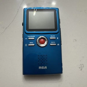 RCA MODEL EZ2000BL-A BLUE HANDHELD PORTABLE CAMCORDER DIGITAL - Picture 1 of 1