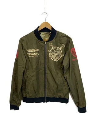 Ted Man Company Lucky Red Devil/9Th Af/Flight Jacket/-/Nylon/Grn/Print 12211 - Image 1 of 4