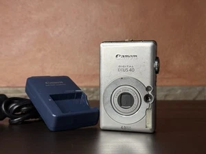 Canon Digital IXUS 40 - Fotocamera Digitale Compatta 4 MP - Macchina Fotografica - Imagen 1 de 13