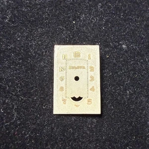 Bulova Watch Dial 17.3 X 25.9 Mm Moon Phase - Picture 1 of 7