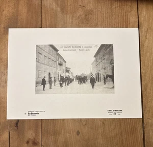 FERMO - PORTO SAN GIORGIO Corso Garibaldi  Rione Squero - Tavola Stampa D’epoca. - Foto 1 di 7