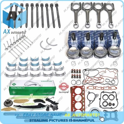 OEM Engine Rebuild Overhaul Kit Oversized Φ83mm +0.5 For VW Audi 1.8CJE TSI  CPR - Image 1 of 4