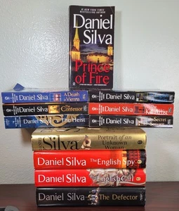 Daniel Silva 11 Book Lot Thriller Spy Series Mystery Paperback Novels - Picture 1 of 16