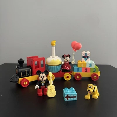 Lego Duplo 10941 Mickey & Minnie Birthday Train Complete Set Disney Pluto - Image 1 of 4