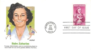 Scott #1922 Babe Zaharias 1981 First Day Cover FDC Fleetwood - Picture 1 of 2