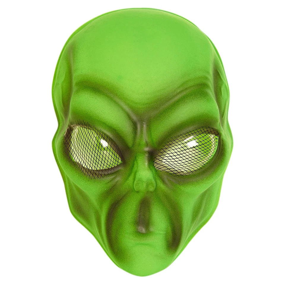 Maske Alien Alienmaske mit Facettenaugen Halloweenmaske Außerirdischer Space UFO - Bild 1 von 1