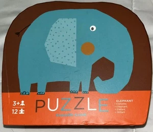 Puzzle éléphant Crocodile Creek 12 pièces neuf - Photo 1 sur 1
