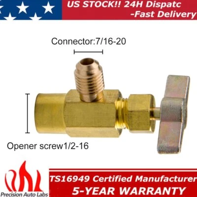 Self-Sealing Can AC Tap Recharge Hose Adapter Dispenser Tool Freon Cans Car Auto - Image 1 of 4