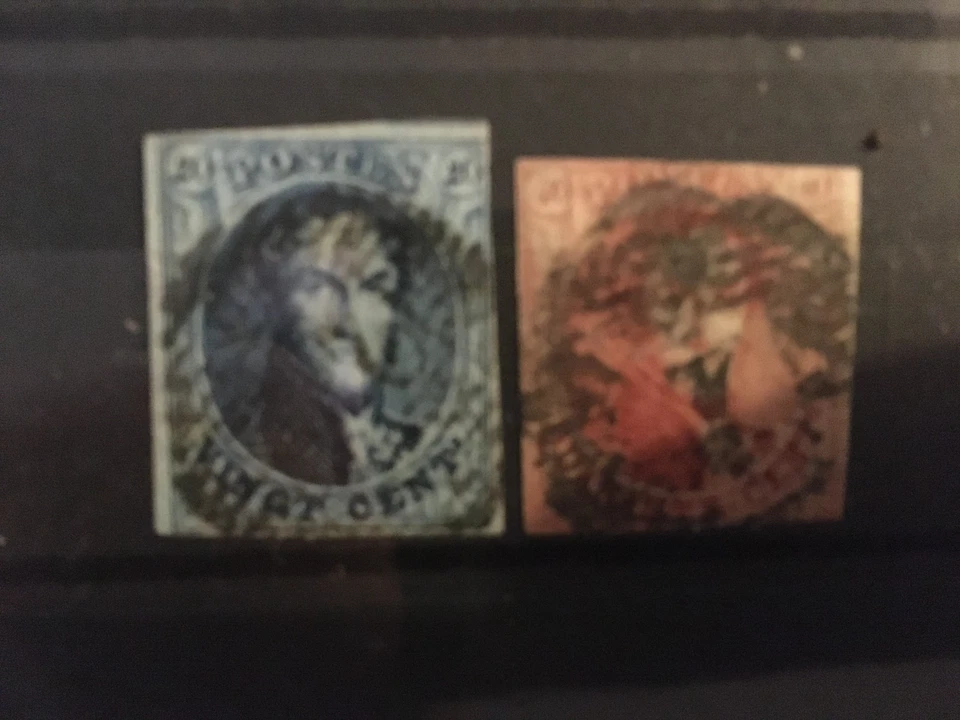 belgique 1861 cob 11 et 12 oblitéré - Photo 1/1