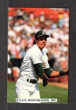 1989 COLLA Jose Canseco ATHLETICS A's UNSIGNED 3-1/2 x 5-1/2  PHOTO POSTCARD #12