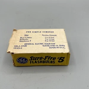 GE Sure-fire # 5 bombillas flash vintage 4 bombillas - Imagen 1 de 5