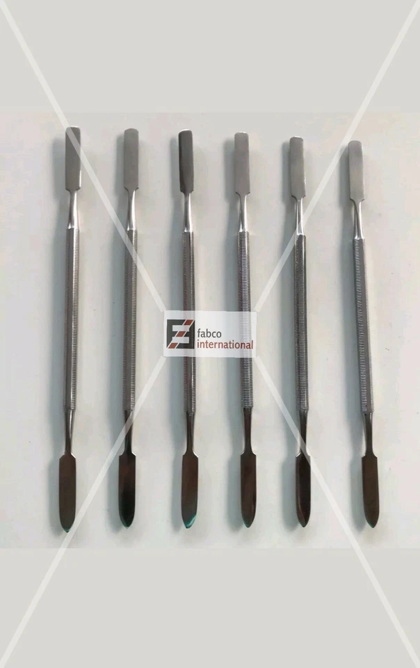 FABCO 6 Cement Spatulas Dental Instruments