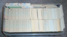 large shoe box size lot late 1980s baseball cards Fleer Gum Score