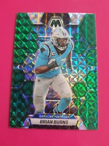 2023 Panini Mosaic #29 Brian Burns Carolina Panthers Green Mosaic Prizm - Bild 1 von 2