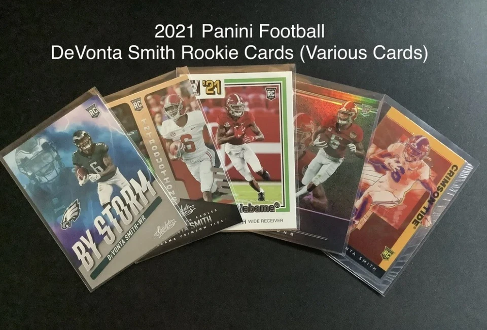 2021 Panini Football DeVonta Smith Rookie Cards - Image 1 of 1