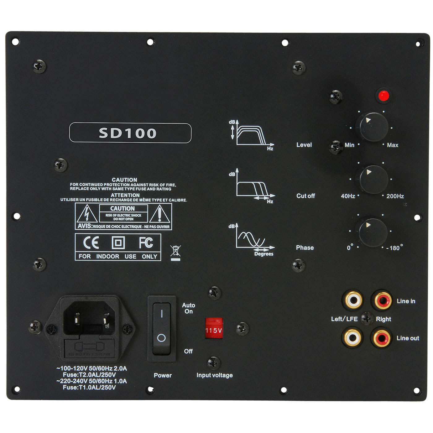 NEW Subwoofer Amplifier.100w.Speaker 