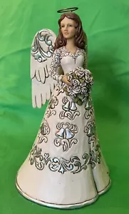Jim Shore Blessings on Your Wedding Day Angel Figurine #4037684 8 1/2" - Picture 1 of 12