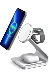 3 in 1 Wireless Charger for MagSafe, Wireless Charging Station For Iphone 15/14 - Zdjęcie 1 z 7