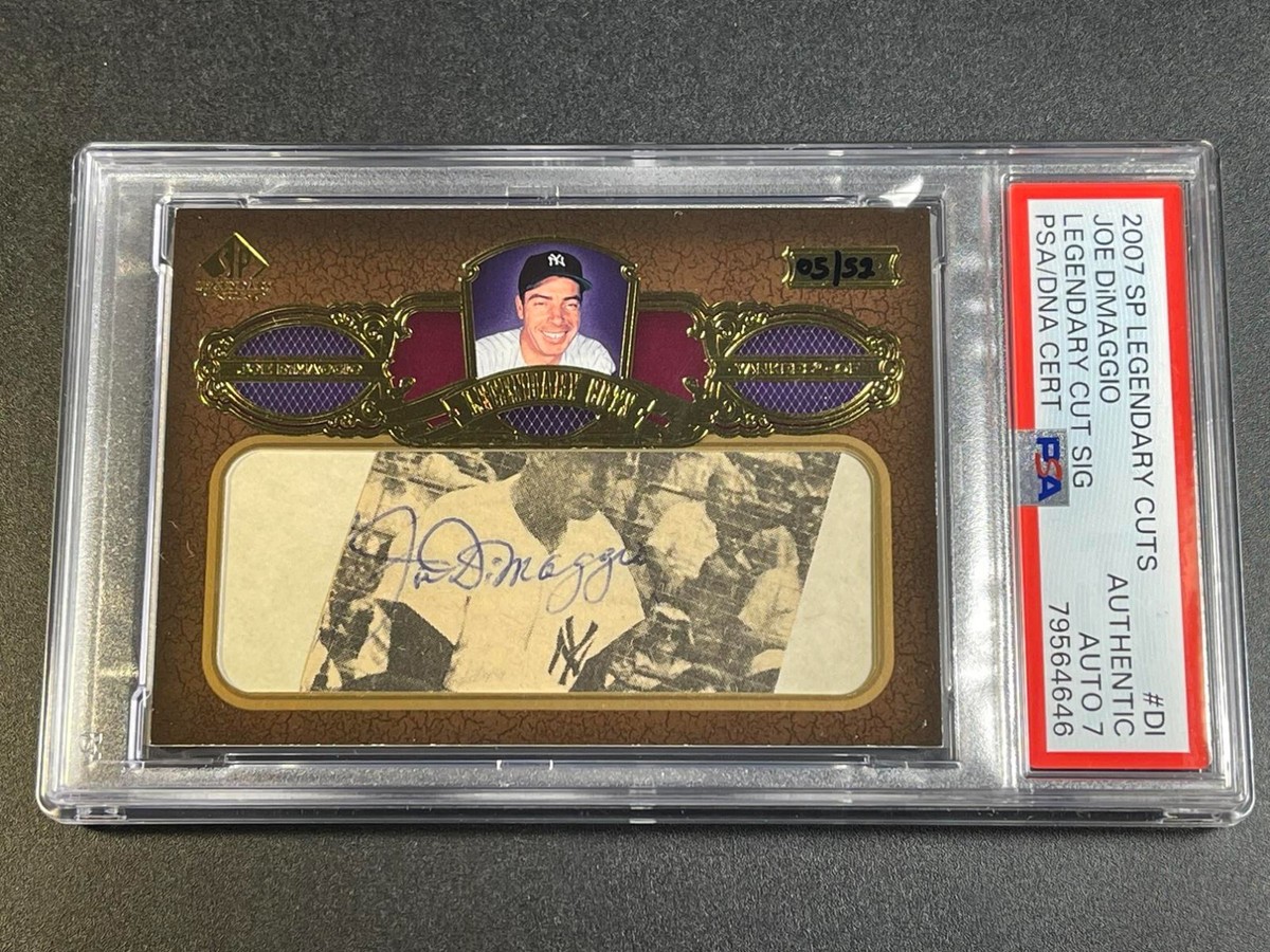 Upper Deck Joe DiMaggio Baseball Autographed Sports Trading