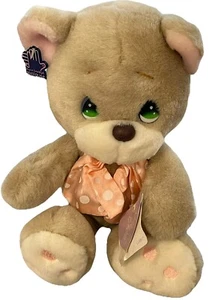 NWT Precious Moments Teddy Bear 1985 w/ Tag Plush Stuffed Animal Cubby Applaus - Picture 1 of 6