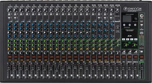 Mackie ONYX24 24-Channel Analog Mixer w/ Multi-Track USB/3-Band EQ+Bluetooth - Picture 1 of 6