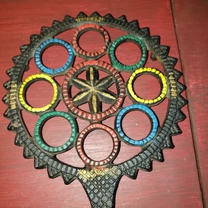 Cast Iron Trivet J.Z.H. 1948 P - Imagen 1 de 5