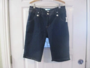 Sofia's Label Women’s Bermuda Jean Shorts with Bling Size 20 NWT - Picture 1 of 7
