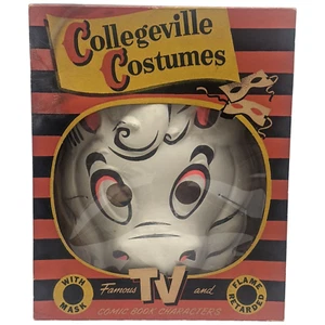 Collegeville Nightmare Casper's Horse Halloween Mask and Box Rare Vtg NO COSTUME - Picture 1 of 24