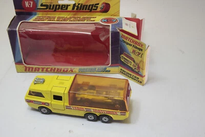 Matchbox  super Kings  Superkings K 7 camion auto da corsa - Immagine 1 di 4