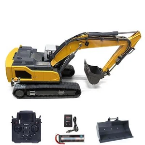 1:14 Scale RTR Metal Hydraulic RC Excavator 945 5CH Reversing Valve Sound Bucket - Picture 1 of 10
