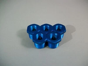 Lot of 10 Anodized Bushing Reducer 3/4in X 3/8in NPT - New - Imagen 1 de 4