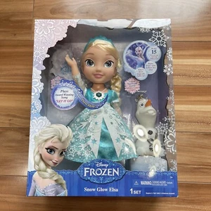 Disney Frozen SNOW GLOW ELSA Elsa & Olaf Schneemann "Let it Go" Lied NEU in Box - Bild 1 von 11