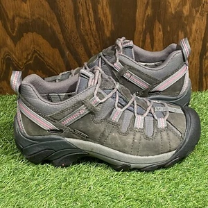 KEEN Targhee II Low Waterproof Brown Leather Hiking Shoes 5216 Women’s US 7 - Picture 1 of 11