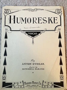 1932 HUMORESKE (In Your Moonlit Bower) Noten von Dvorak, Mitchell Parish - Bild 1 von 4