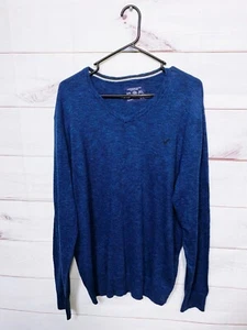 American Eagle Mens Sweater Size XL Athletic Fit Blue Long Sleeve Pullover - Picture 1 of 7
