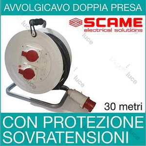 AVVOLGICAVO INDUSTRIALE PLUS 2PR/1SP 380V  4X2,5 MT 30 - SCAME ART 746.3010-091 - Foto 1 di 1
