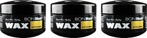 Bonhair Classic Styling Wax 3x140 ml