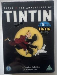 Tintin The Adventures of : Complete Collection R2 5 x DVD - FLAMBANT NEUF & SCELLÉ