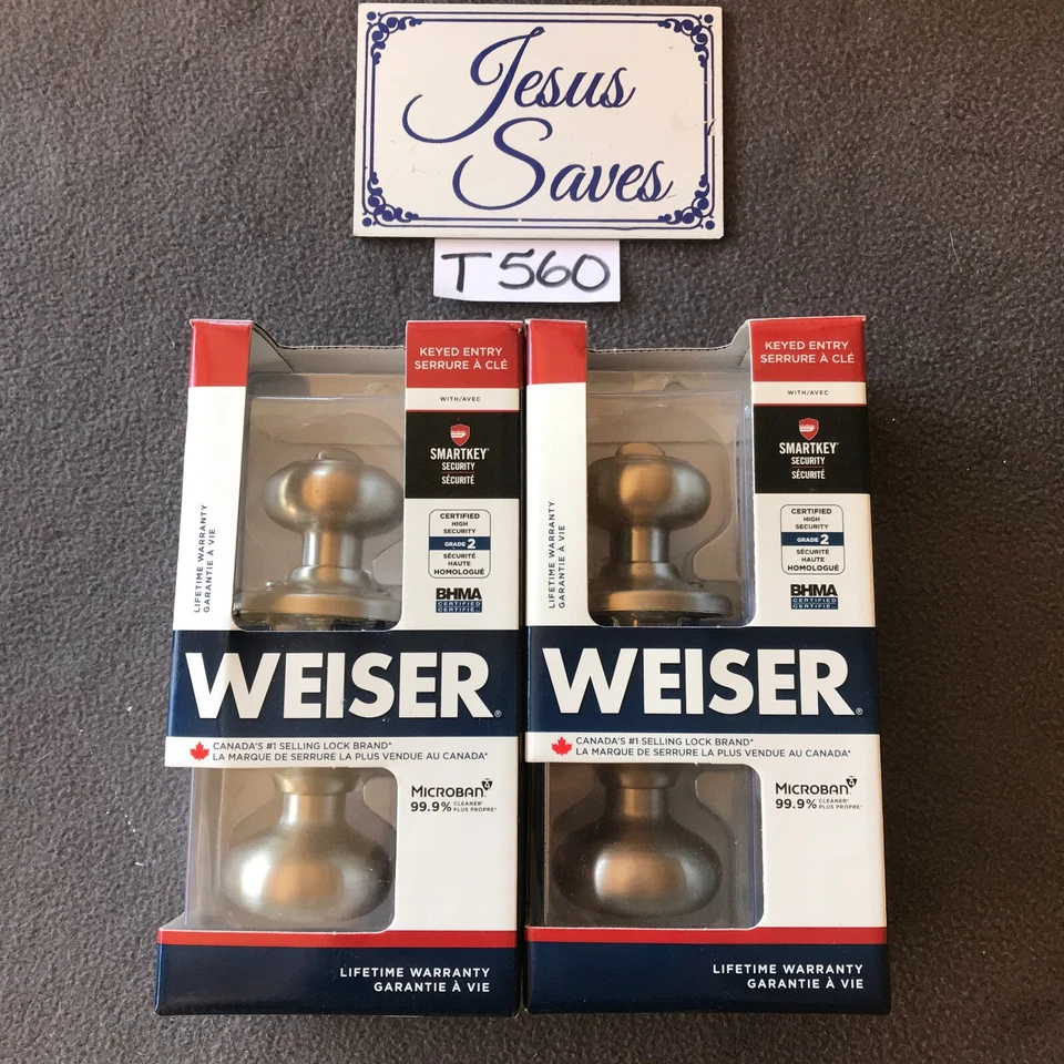 Weiser Lock GA531 T15 SMTK4 Troy Entry Lockset