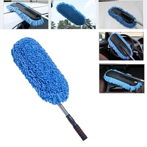 Soft Microfiber Car Duster Exterior Scratch Free Multipurpose Car Cleaning Tool - Picture 1 of 6