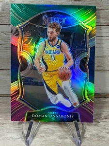 2020-21 Panini Select Domantas Sabonis Concourse Green White Purple No. 56 - Picture 1 of 2