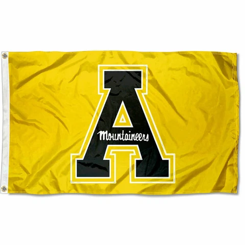 Appalachian State Mountaineers Gold Flag Large 3x5 Cover