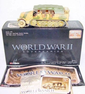 Corgi  World War II 1:50 KRAUSS-MAFFEI Kfz. 7/1 PANZER HALF-TRACK TRUCK MIB`03! - Image 1 of 4