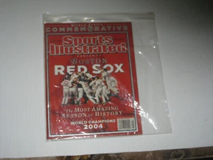 Boston Red Sox '04 Sports Illustrated Conmemorativo Serie Mundial Maldición Invertida - Imagen 1 de 2
