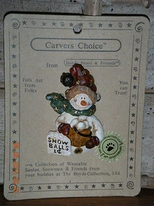Boyds Bears 1999 ~ J.R. FAIRBANKS...FREEZE ~ TALLADORES ELECCIÓN PIN ESTILO #370505 - Imagen 1 de 3