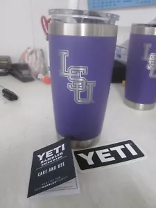 LSU BÉISBOL EDICIÓN LIMITADA YETI VASO ALEX BOX ESTADIO EXCLUSIVO NUEVO con ETIQUETAS - Imagen 1 de 7