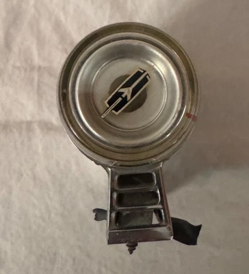 Vintage Oldsmobile Temperature Gauge, Chrome Original - Image 1 of 4