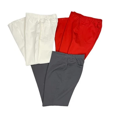 Isaac Mizrahi Live 8P 24/7 Bootcut Stretch Twill Petite Pantalones Paquete de 2 Piezas Foto 1 de 4